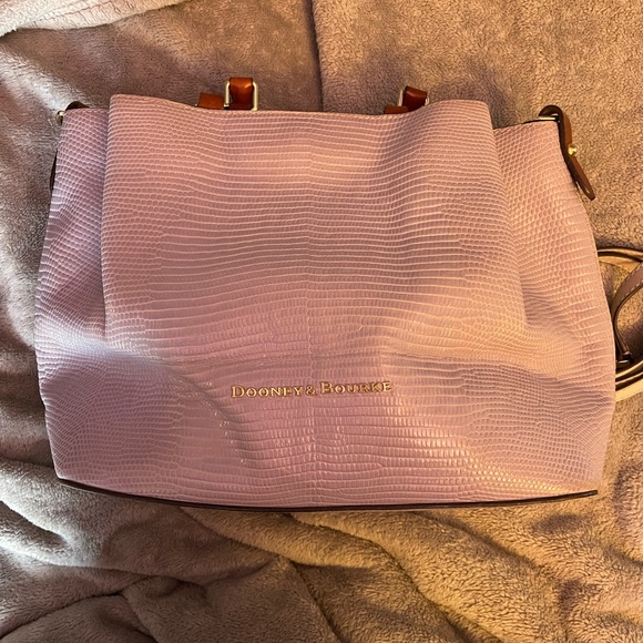 Dooney & Bourke Purple Handbag - Picture 1 of 6